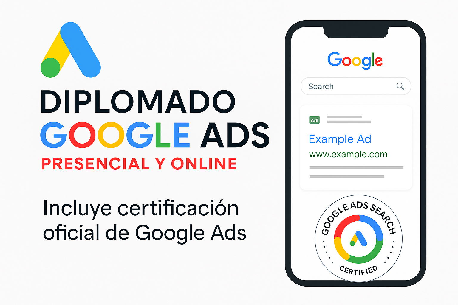 DIPLOMADO CERTIFICACION GOOGLE ADS